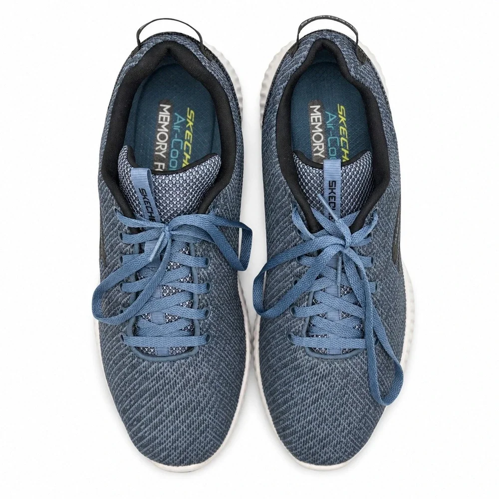 Skechers Paxmen Wildespell Men Size 10 Blue Gym Training Athletic Sneakers 52519